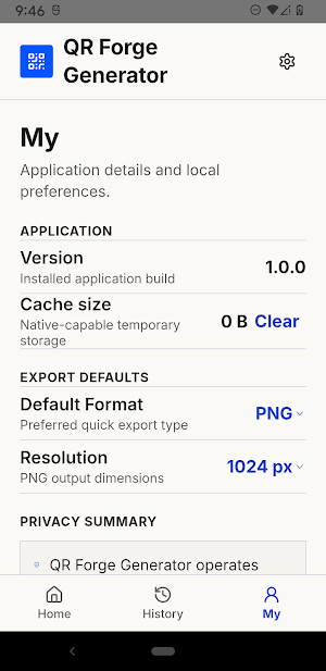QR Forge Generator Screenshot 3