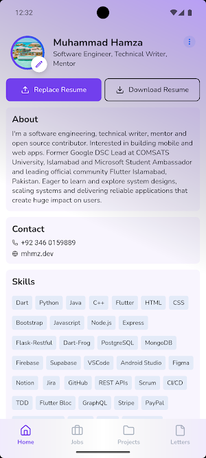 Lensfolio - AI Driven Job Hunt Screenshot 0