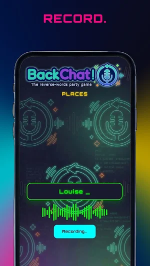 ​BackChat! Reverse Words Game Screenshot 1
