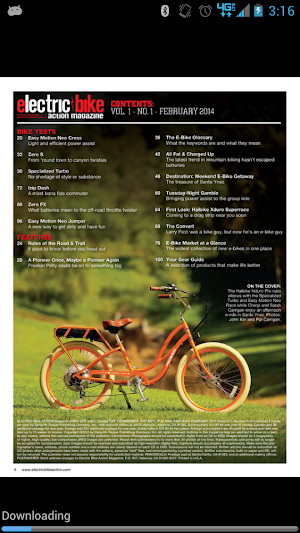 Electric Bike Action Magazine Screenshot 2
