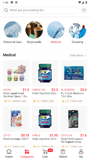 PFA Wholesale Screenshot 1