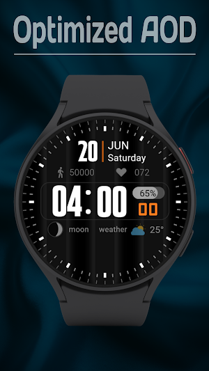 Digital Amoled Watch Face Screenshot 2