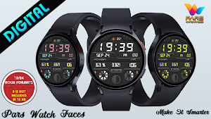 Modern Digital Watch Face screenshot 2