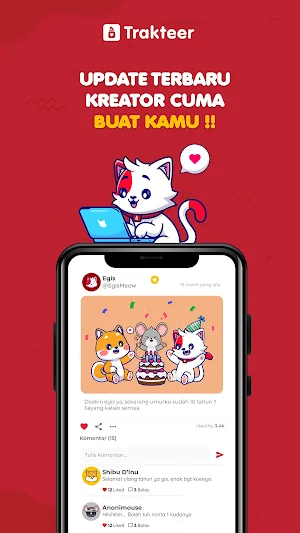 Trakteer For Supporters Screenshot 1