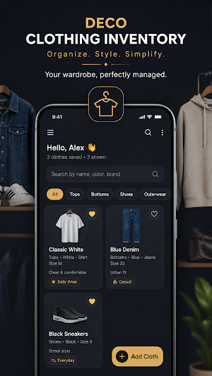 Deco: Clothing Inventory Screenshot 0