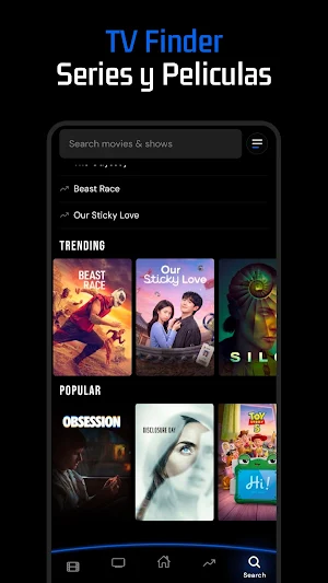 TV Finder : Series y Peliculas Screenshot 2