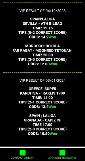 Correct Scores Source Screenshot 2