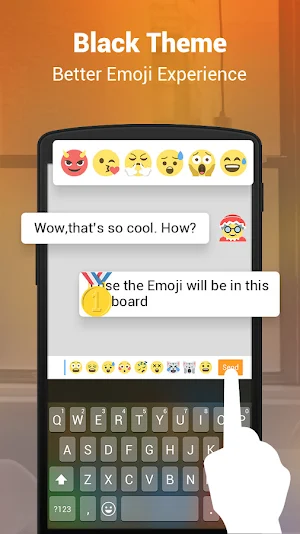 iOS Phone Black Keyboard Screenshot 3
