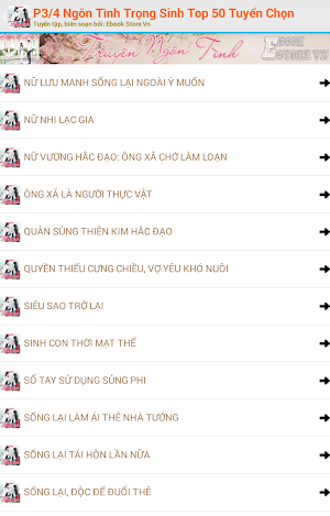 Ngôn Tình Trọng Sinh Top 50 Tuyển Chọn Phần 3/4 Screenshot 2