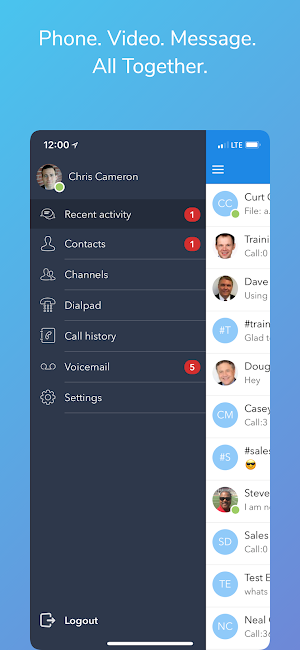 VoiceONE Connect Screenshot 1
