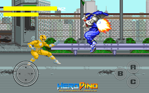 Hero Dino Battle Ninja Ranger Steel Samurai Retro Screenshot 1