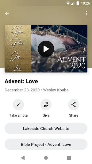 Lakeside Church Worthington Screenshot 2