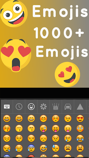 Luxury Golden Black Keyboard Screenshot 1
