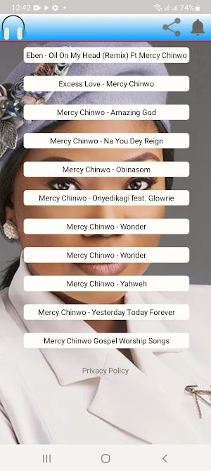 MERCY CHINWO SONGS Screenshot 2