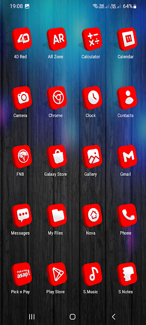 4D Red Icon Pack Screenshot 1