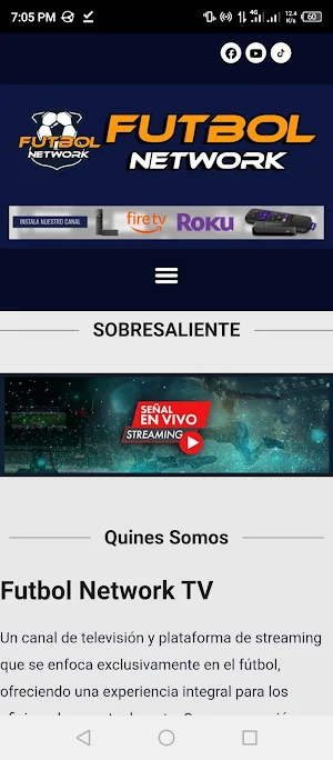 Futbol Network Screenshot 1