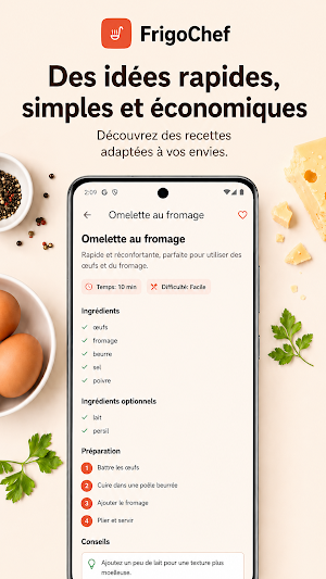 FrigoChef: Easy Recipes Screenshot 2