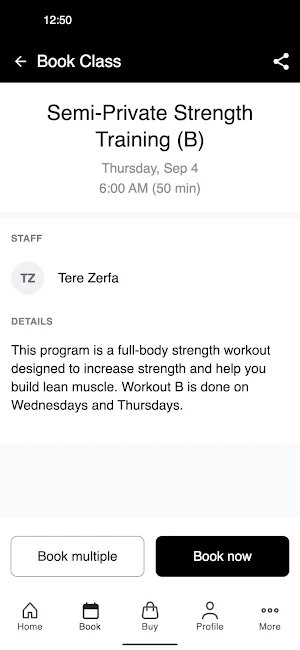 PUSH Fitness PGH Screenshot 2