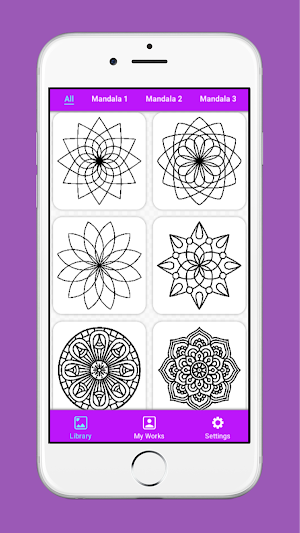 Coloring Number - Mandala Screenshot 1