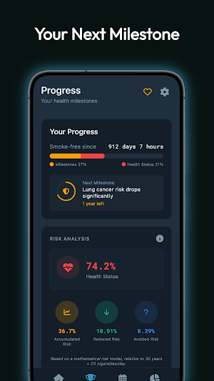 Unsmoke – Quit Smoking Tracker Screenshot 3