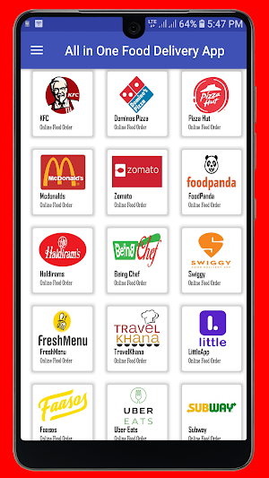 All in One Food Delivery App - Order Food Online Screenshot 1
