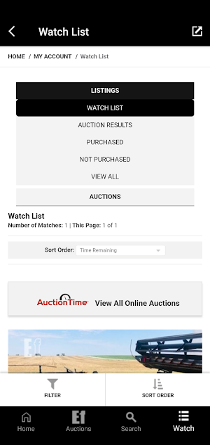 EquipmentFacts Auctions Screenshot 3