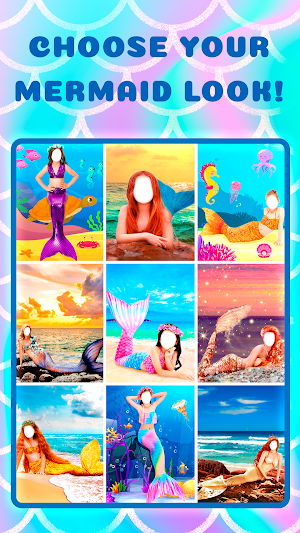 Mermaid Photo Editor 💙 Screenshot 1