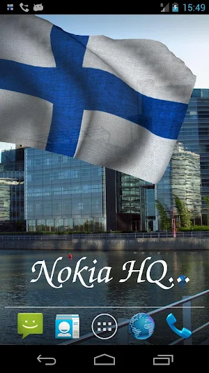 Finland Flag Live Wallpaper Screenshot 1