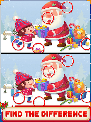 Christmas Spot The Differences Screenshot 1