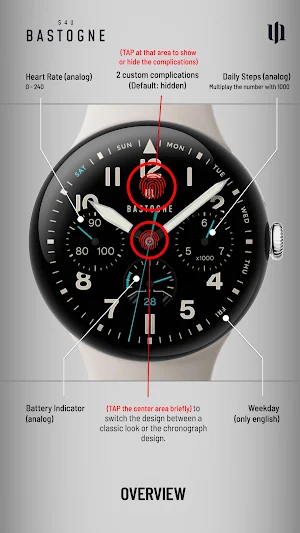 S4U Bastogne Field watch face Screenshot 3