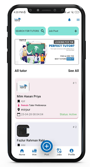 Tutor Lagbe Screenshot 1