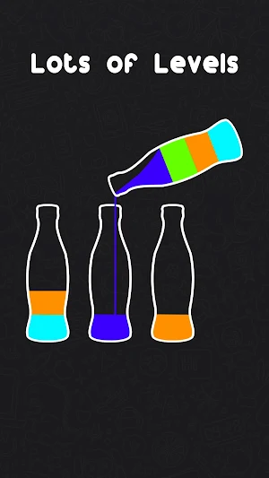 Colored Water Sort Puzzle Game Screenshot 2