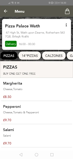 Pizza Palace Wath Screenshot 1