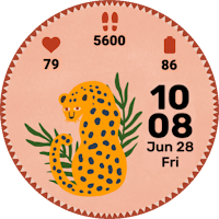 Folk art watch face - 5 themes