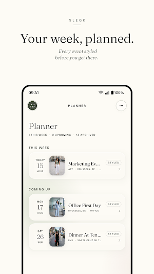 Sleqk: Closet & AI Stylist Screenshot 2