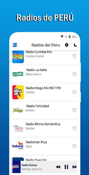 Radios del Peru en Vivo Screenshot 1