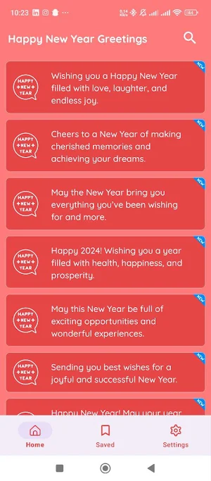 Happy New Year Greetings Screenshot 1