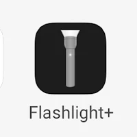 Flashlight and blinking light