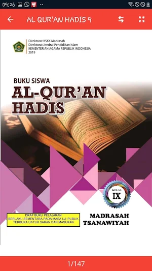 Buku Qurdis MTs Revisi 2019 Screenshot 2