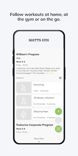 Scott McCall Fitness Screenshot 2