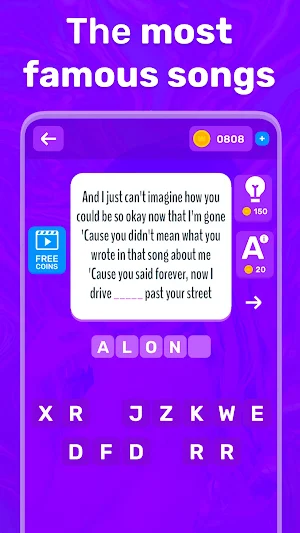 Finish The Lyrics Music Trivia Screenshot 0
