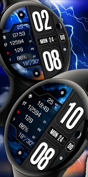 Weather Day & Night Digital 03 Screenshot 1