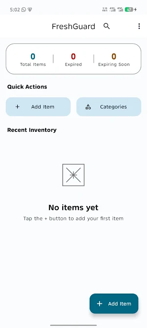 FreshGuard:Expiry Date Tracker Screenshot 0