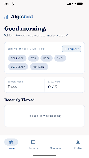 AlgoVest Screenshot 1