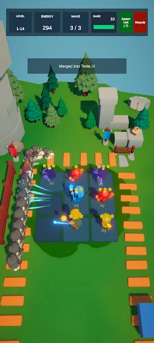 Merge & Blast Defense Screenshot 2