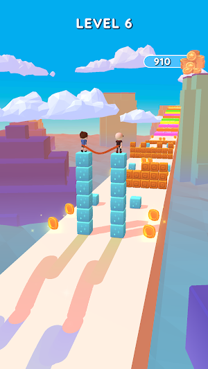 Sky Cube Surfer : Cube Race 3D Screenshot 0