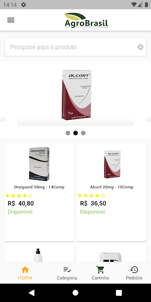 AgroBrasil Distribuidora Screenshot 1