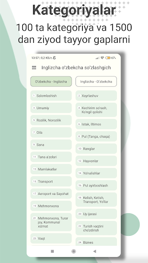 Ingliz o'zbek so'zlashgich Screenshot 0