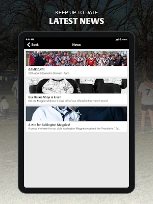 Addington Magpies RLFCM Screenshot 3