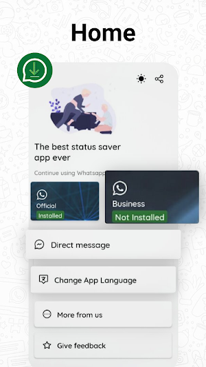W.A Status Saver - Video Saver Screenshot 1